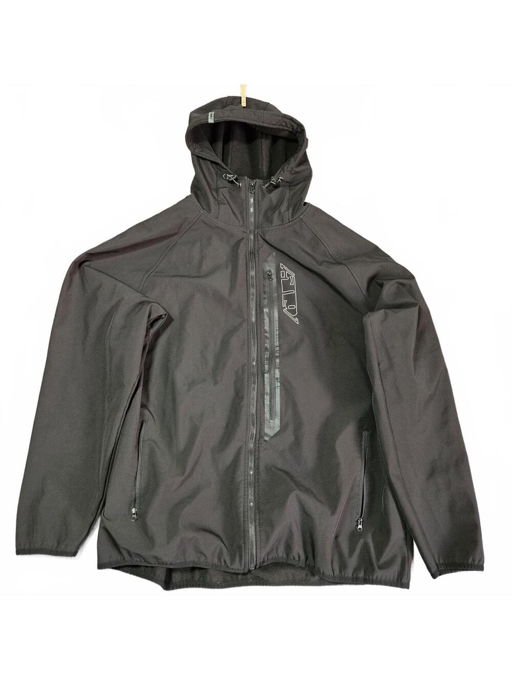 Ride 509 XL Black Hooded Softshell Jacket Full Zip Snowboard Snowmobile Winter